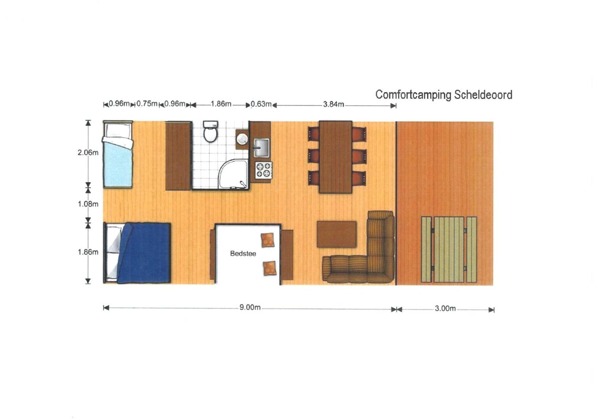 Camping Scheldeoord Baarland Chambre photo